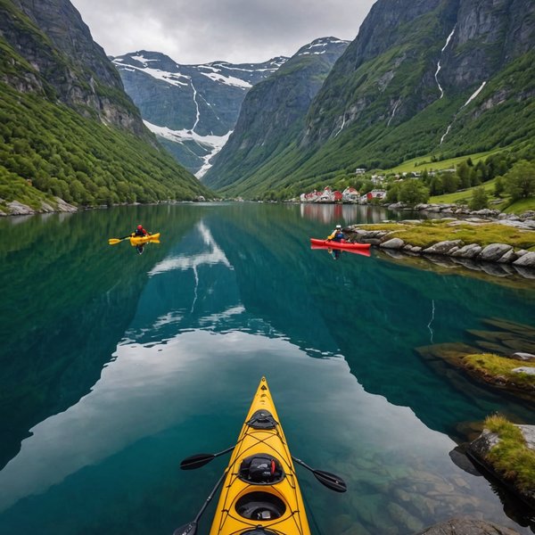 Comment organiser une aventure en kayak dans les fjords norvégiens?