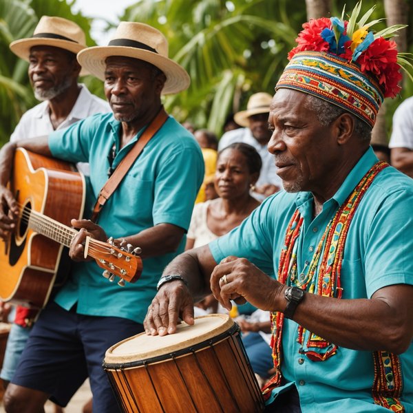 Quelles croisières permettent de découvrir les traditions musicales des îles des Caraïbes?