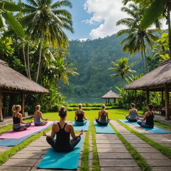 Où trouver des stages de yoga pour débutants à Bali?