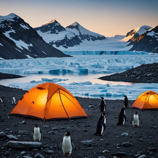 Comment organiser un camping pour observer les pingouins en Antarctique?